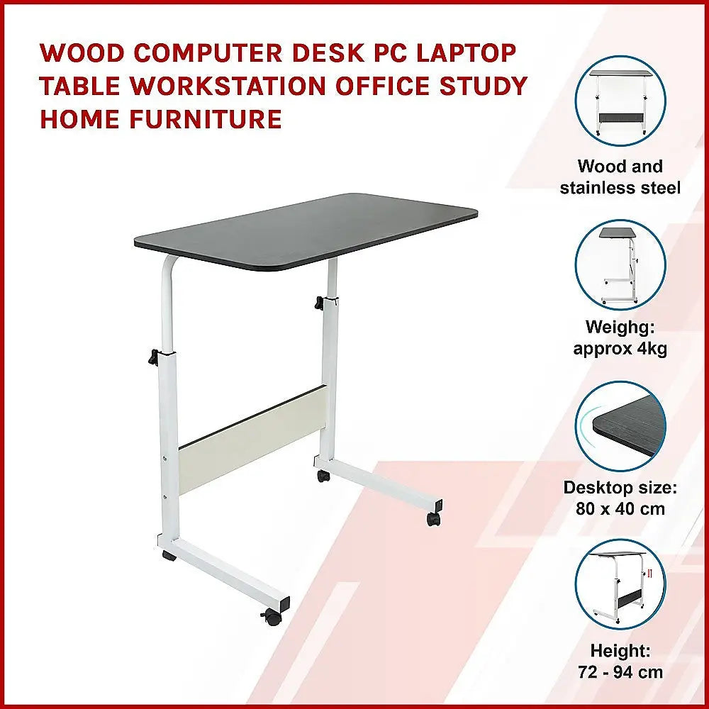 Wood Computer Desk PC Laptop Table Workstation Office Study Home Furniture - Furniture > Office