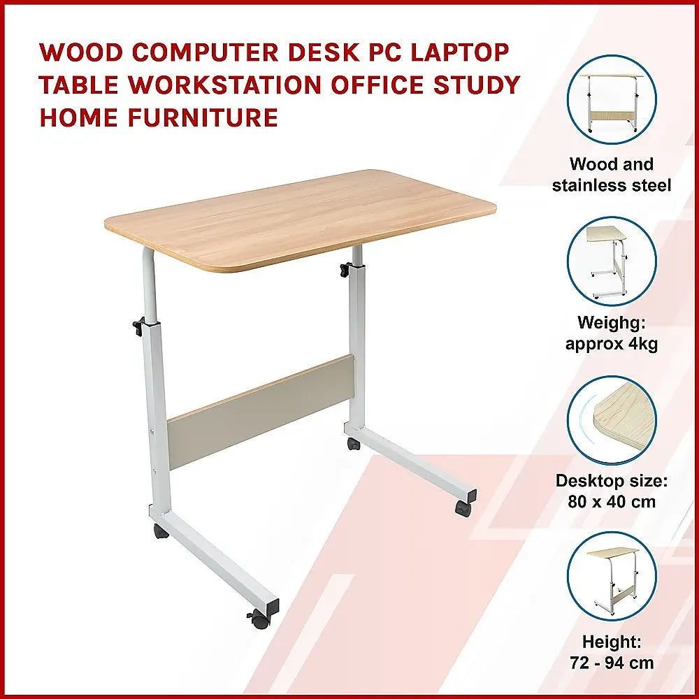 Wood Computer Desk PC Laptop Table Workstation Office Study Home Furniture - Furniture > Office