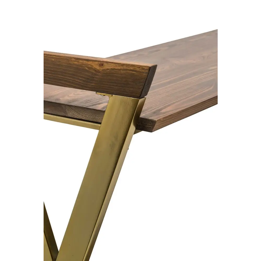 Wooden Entryway Hallway Console Table with Shelves - Furniture > Living Room