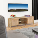 Woodland 180cm ETU Entertainment TV Unit Timber Wood 2 Door Natural - Furniture > Living Room