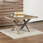 Woodland 60cm Lamp Table Coffee Sofa Side Laptop Desk Timber Wood Natural - Furniture > Living Room