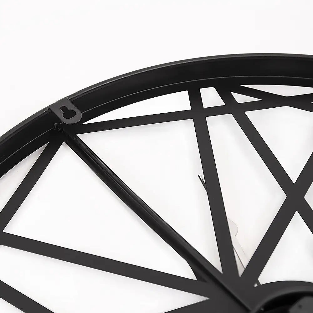 Wrought Iron Outdoor Clock - Home & Garden > Decor