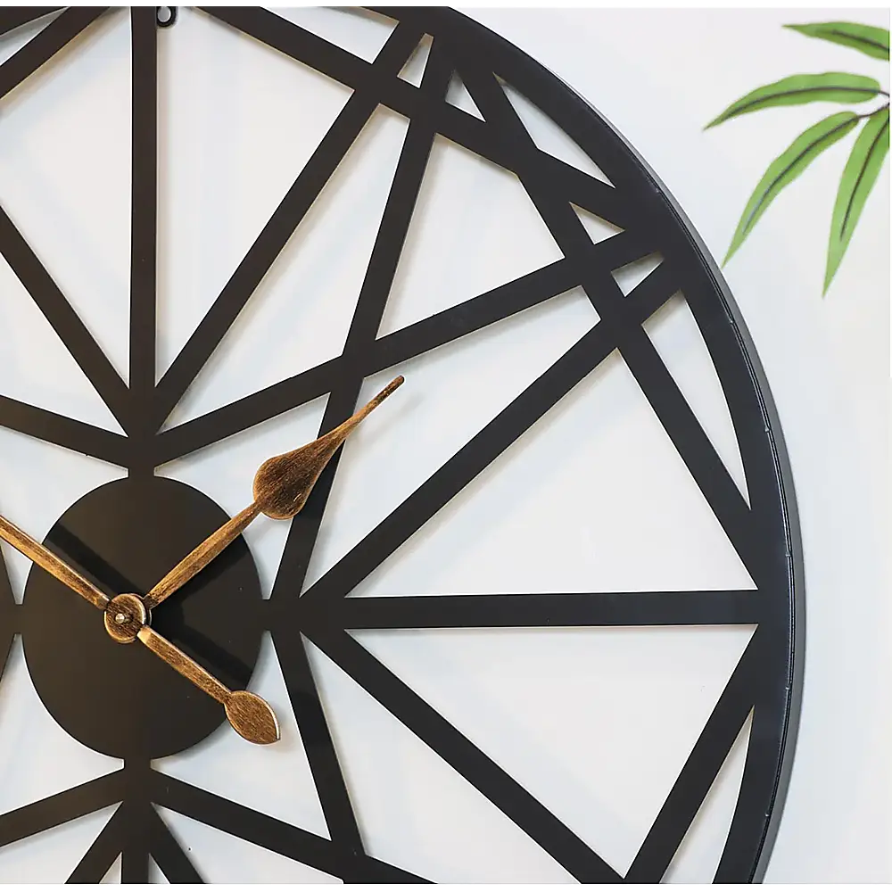 Wrought Iron Outdoor Clock - Home & Garden > Decor