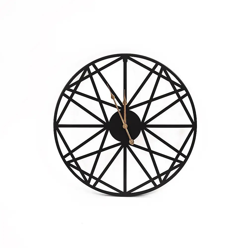 Wrought Iron Outdoor Clock - Home & Garden > Decor