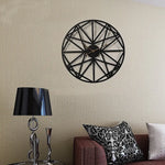 Wrought Iron Outdoor Clock - Home & Garden > Decor