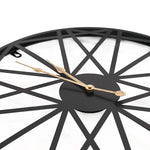 Wrought Iron Outdoor Clock - Home & Garden > Decor