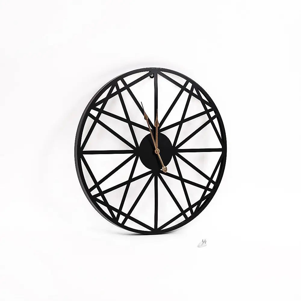 Wrought Iron Outdoor Clock - Home & Garden > Decor