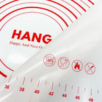 X Large Silicone Pastry Mat Thick Non Stick Baking Mat with Measurement 40*60 cm Fondant Mat Counter Mat Dough Rolling