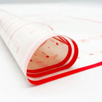 X Large Silicone Pastry Mat Thick Non Stick Baking Mat with Measurement 40*60 cm Fondant Mat Counter Mat Dough Rolling
