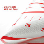X Large Silicone Pastry Mat Thick Non Stick Baking Mat with Measurement 40*60 cm Fondant Mat Counter Mat Dough Rolling