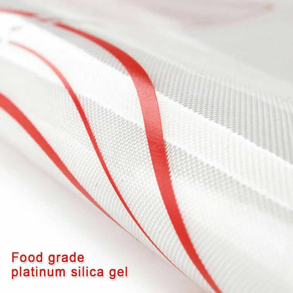 X Large Silicone Pastry Mat Thick Non Stick Baking Mat with Measurement 40*60 cm Fondant Mat Counter Mat Dough Rolling