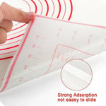 X Large Silicone Pastry Mat Thick Non Stick Baking Mat with Measurement 40*60 cm Fondant Mat Counter Mat Dough Rolling