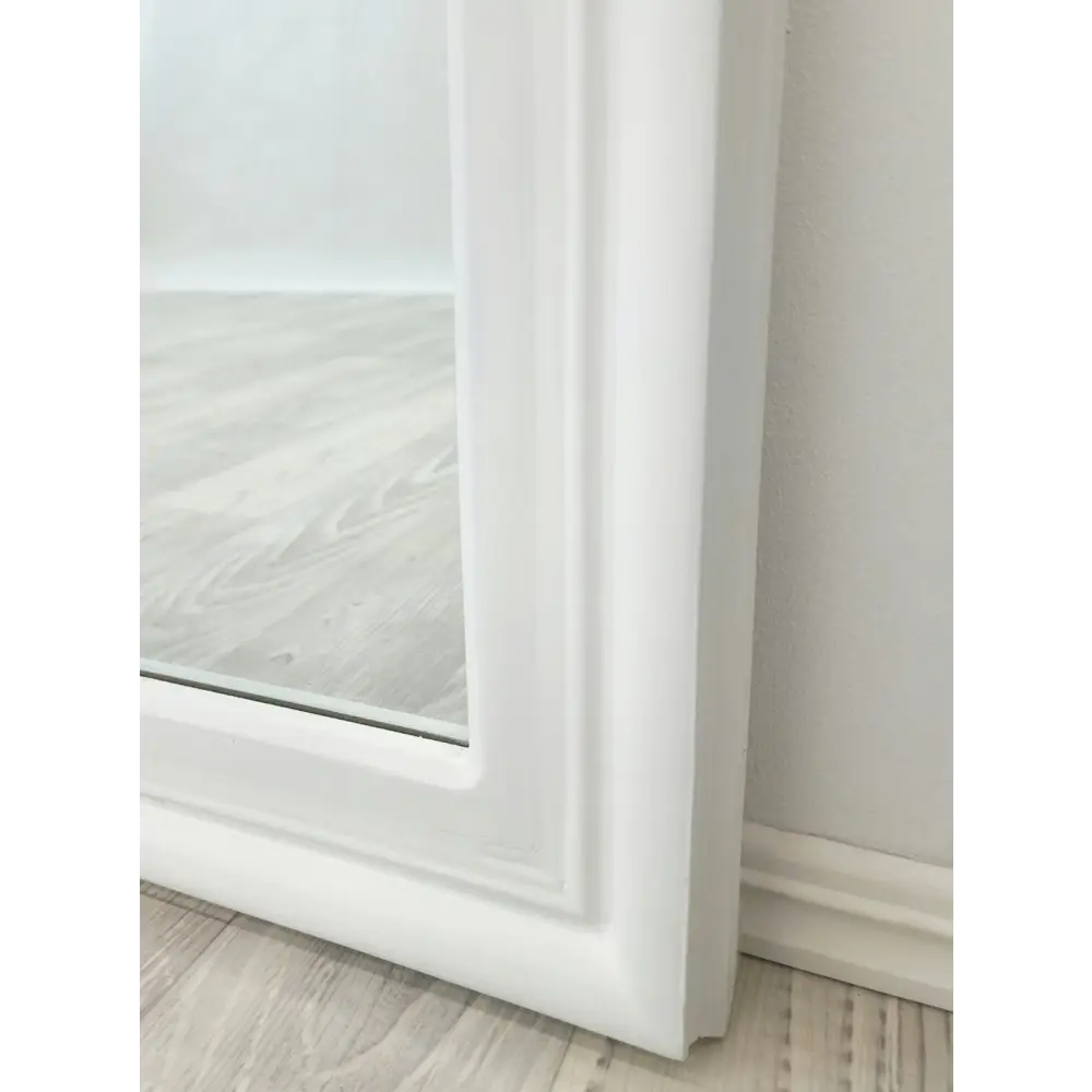 X-Large Window Style Mirror - White Arch 100 CM x 180 CM - Home & Garden > Decor