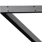 X Shaped Table Bench Desk Legs Retro Industrial Design Fully Welded - Furniture > Office