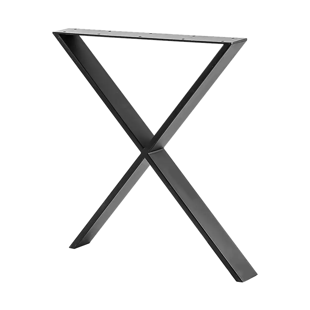 X Shaped Table Bench Desk Legs Retro Industrial Design Fully Welded - Furniture > Office