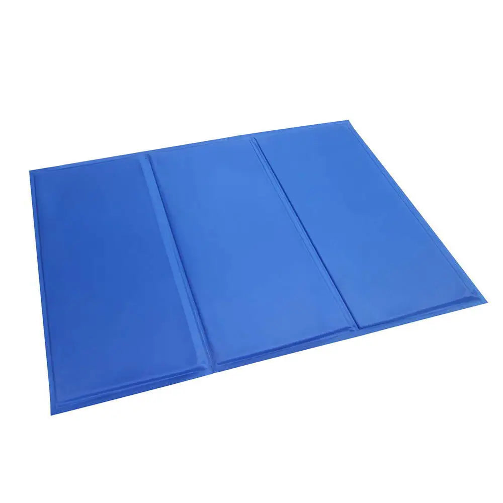 XL Pet Cool Gel Mat Dog Cat Bed Non-Toxic Cooling Dog Summer Pad 90 x 50cm - Pet Care > Dog Supplies > Dog Beds