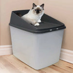 XL Top Entry Cat Litter Box No Mess Large Enclosed Covered Kitty Tray - Pet Care > Cat Supplies > Cat Litter
