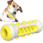Yellow Dog Squeaky Toys For Aggressive Chewers Tough Toothbrush Dog Chew Toy Nearly Indestructible Rubber Toys For Pet