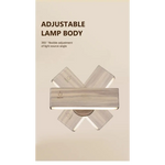 Yellow Touch-Control Dimmable Wooden LED Wall Light - Minimalist Design - Home & Garden > Lighting > Wall Lights