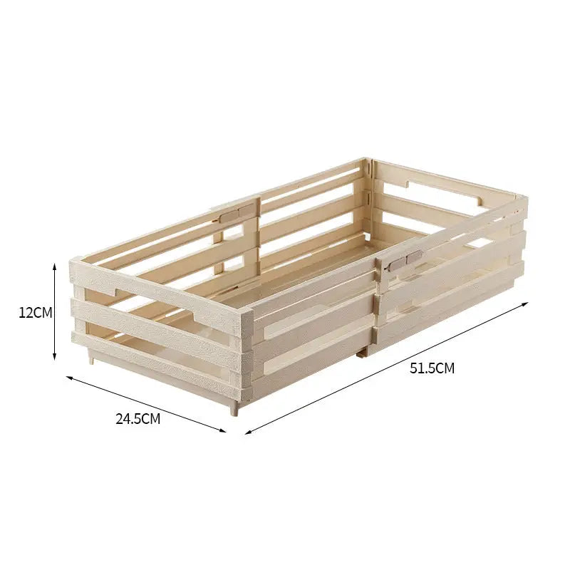 Yellowish Foldable Industrial Storage Crates - Portable Outdoor Collapsible Storage Box for Home and Travel - Furniture