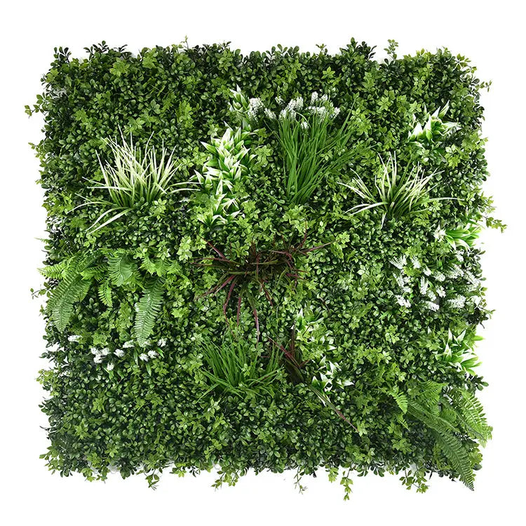 YES4HOMES 1 SQM Artificial Plant Wall Grass Panels Vertical Garden Foliage Tile Fence 1X1M Green - Home & Garden >