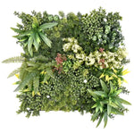 YES4HOMES 12 Artificial Plant Wall Grass Panels Vertical Garden Foliage Tile Fence 50X50 CM - Home & Garden >