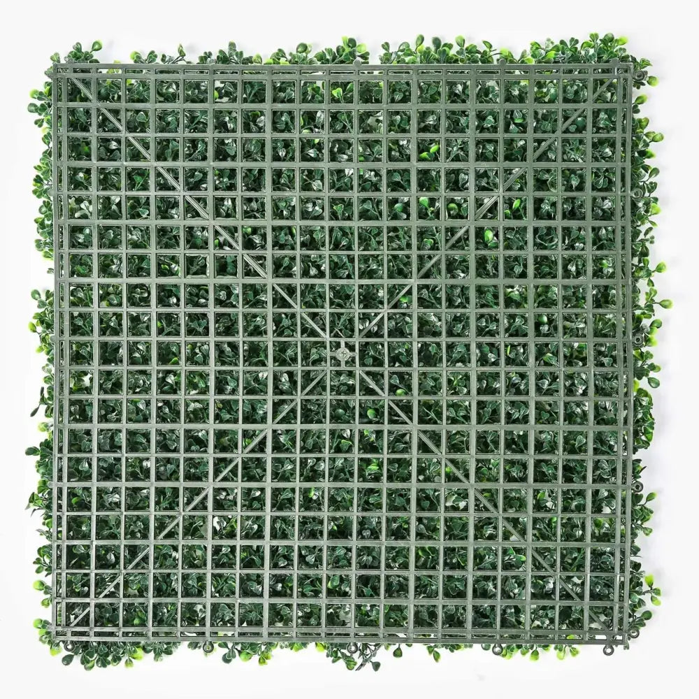 YES4HOMES 12 x Artificial Plant Wall Grass Panels Vertical Garden Tile Fence 50X50CM Green - Home & Garden > Artificial