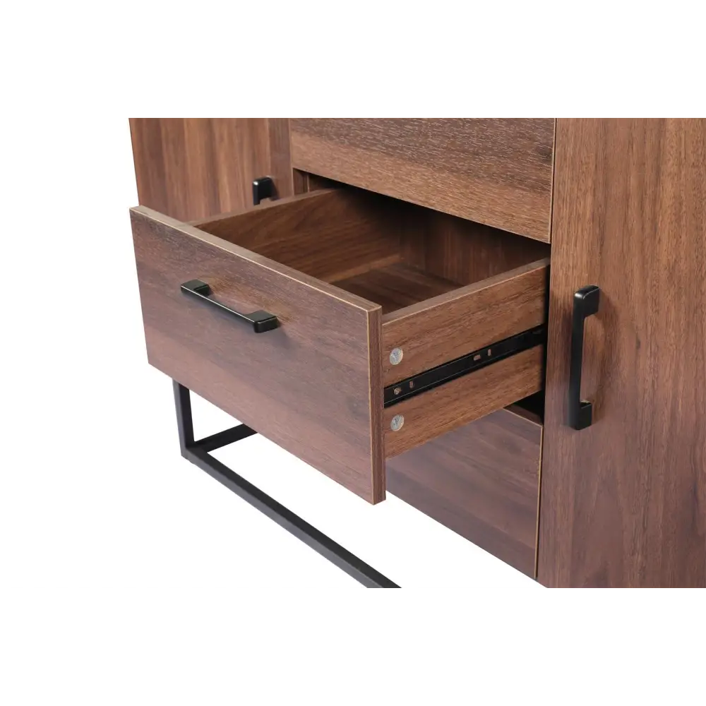 YES4HOMES 120cm Wooden TV Entertainment Unit Stand Storage Shelf Cupboard Organiser - Furniture > Living Room