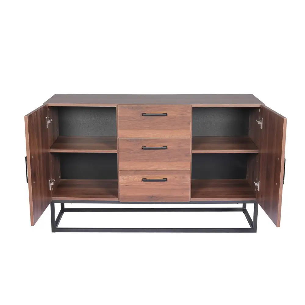 YES4HOMES 120cm Wooden TV Entertainment Unit Stand Storage Shelf Cupboard Organiser - Furniture > Living Room