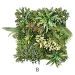 YES4HOMES 3 Artificial Plant Wall Grass Panels Vertical Garden Foliage Tile Fence 50X50 CM - Home & Garden > Artificial