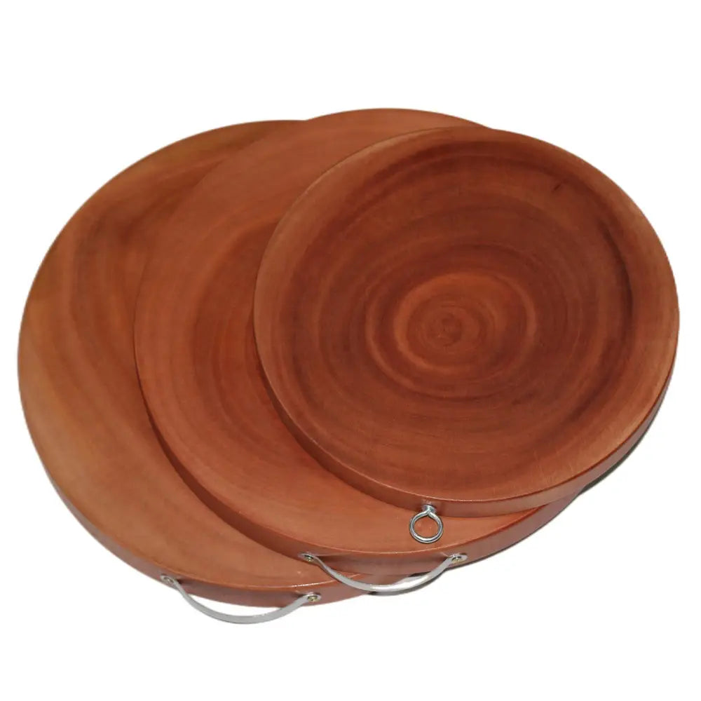 YES4HOMES 3 Natural Hardwood Hygienic Kitchen Cutting Wooden Chopping Board Round - Home & Garden > Kitchenware