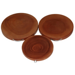 YES4HOMES 3 Natural Hardwood Hygienic Kitchen Cutting Wooden Chopping Board Round - Home & Garden > Kitchenware