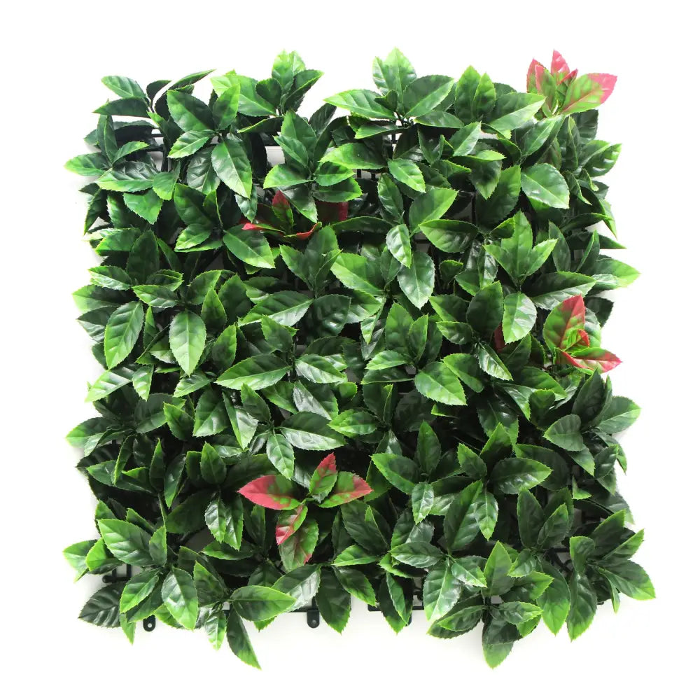 YES4HOMES 4 x Garden Vertical Wall Hanging Artificial Plants Interlocking Tile Hedge Green UV 50x50cm - Home & Garden >