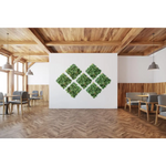 YES4HOMES 4 x Garden Vertical Wall Hanging Artificial Plants Interlocking Tile Hedge Green UV 50x50cm - Home & Garden >