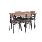 YES4HOMES 5 Piece Kitchen Dining Room Table and Chairs Furniture With Cushion Mat - Furniture > Dining