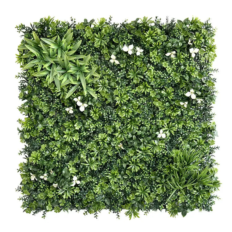 YES4HOMES 5 SQM Artificial Plant Wall Grass Panels Vertical Garden Tile Fence 1X1M Green - Home & Garden > Artificial