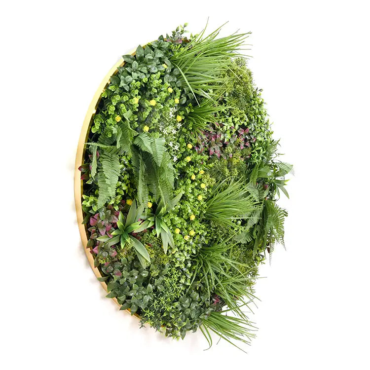 YES4HOMES Artificial Green Wall Plant Garden Flower Panel Disc Art 100cm Grassy UV Resistant-Wonderland - Home & Garden