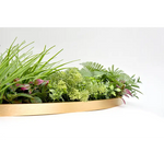 YES4HOMES Artificial Green Wall Plant Garden Flower Panel Disc Art 100cm Grassy UV Resistant-Wonderland - Home & Garden