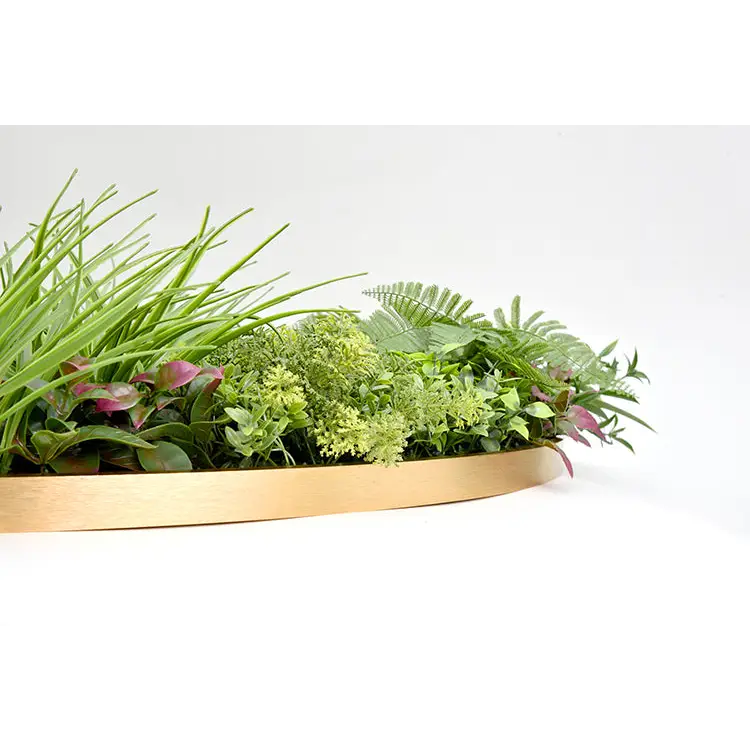 YES4HOMES Artificial Green Wall Plant Garden Flower Panel Disc Art 100cm Grassy UV Resistant-Wonderland - Home & Garden