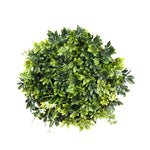 YES4HOMES Artificial Green Wall Plant Garden Panel Daffodil Smile Disc Art 50cm Grassy UV Resistant Frame - Home &