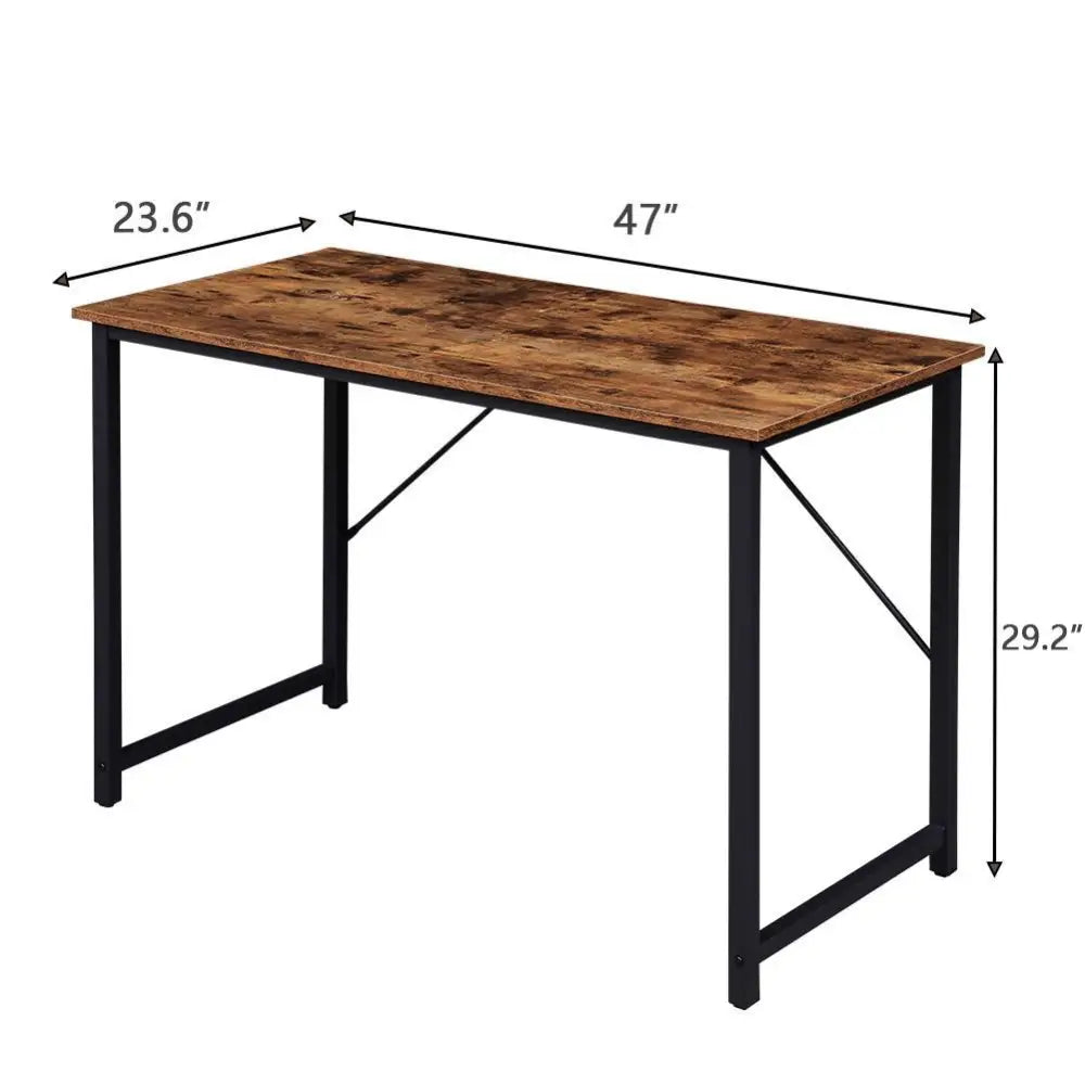 YES4HOMES Computer Desk Sturdy Home Office Desk for Laptop Modern Simple Style Writing Table Multipurpose Workstation