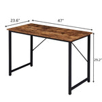 YES4HOMES Computer Desk Sturdy Home Office Desk for Laptop Modern Simple Style Writing Table Multipurpose Workstation