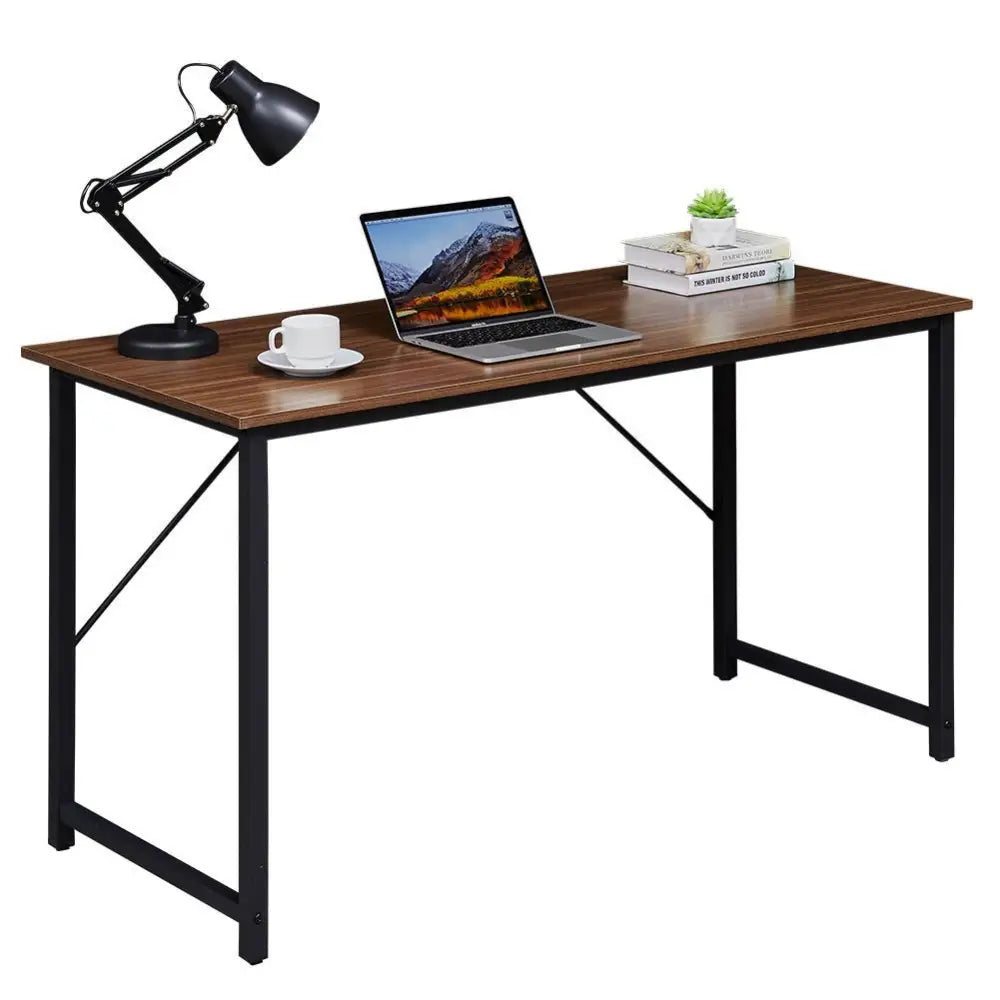 YES4HOMES Computer Desk Sturdy Home Office Gaming Desk for Laptop Modern Simple Style Writing Table Multipurpose