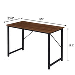 YES4HOMES Computer Desk Sturdy Home Office Gaming Desk for Laptop Modern Simple Style Writing Table Multipurpose