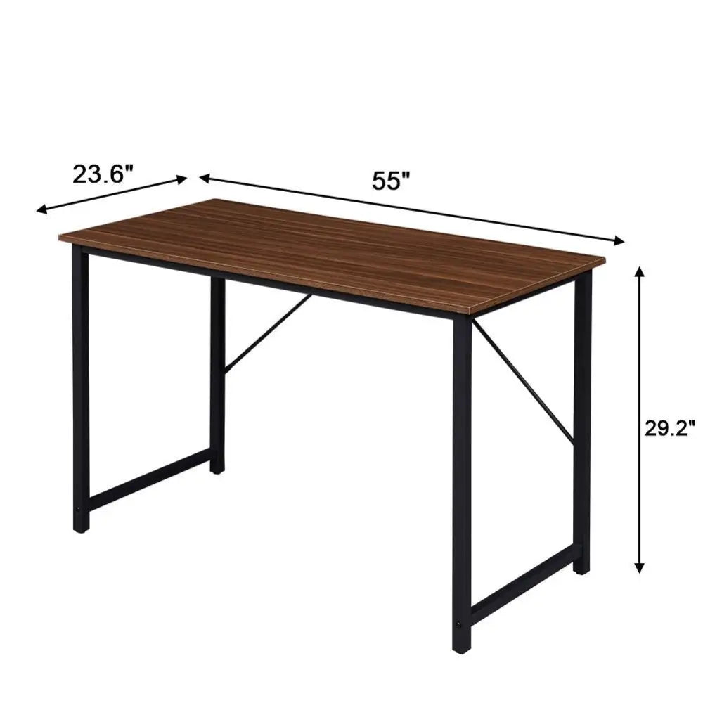 YES4HOMES Computer Desk Sturdy Home Office Gaming Desk for Laptop Modern Simple Style Writing Table Multipurpose