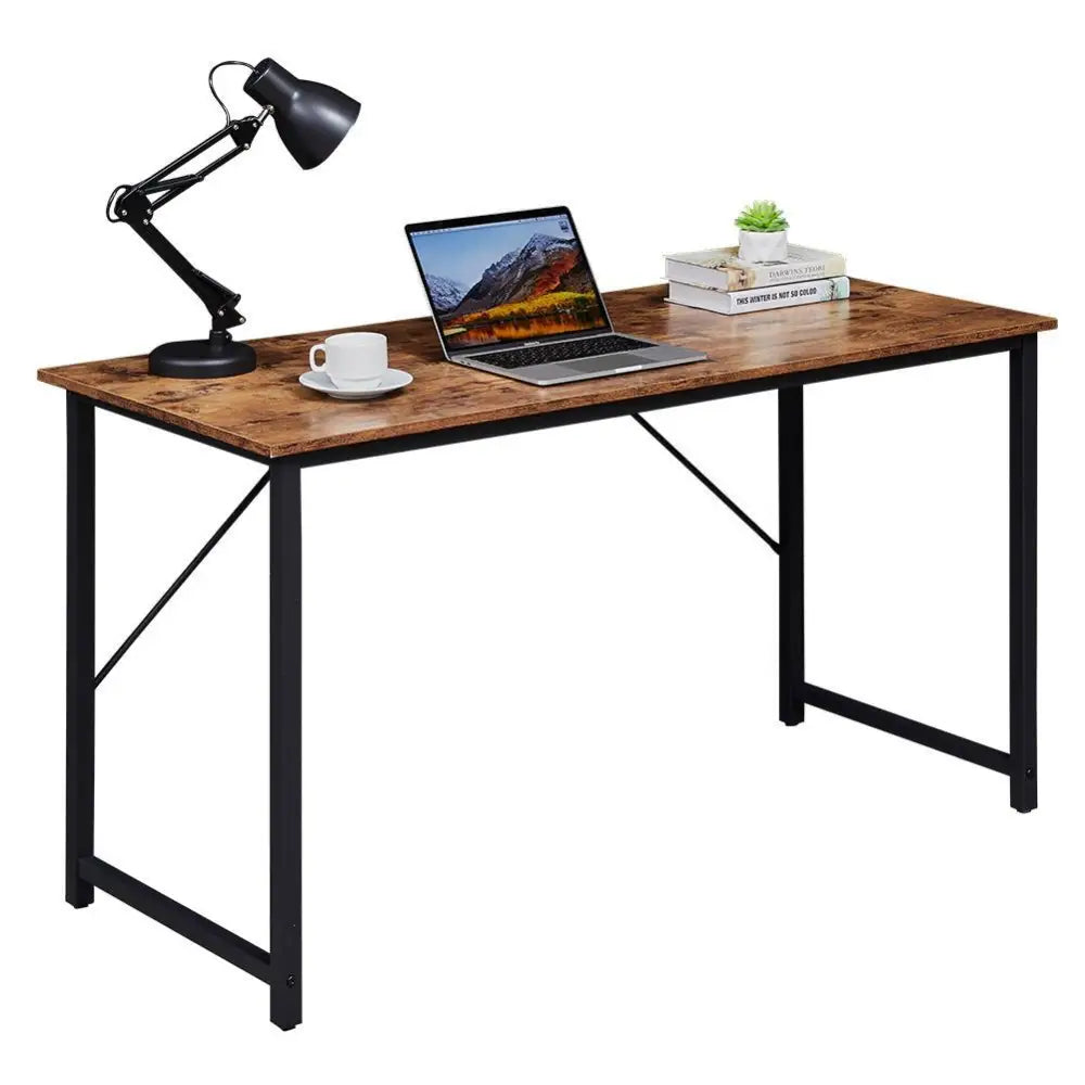 YES4HOMES Computer Desk Sturdy Home Office Gaming Desk for Laptop Modern Simple Style Writing Table Multipurpose