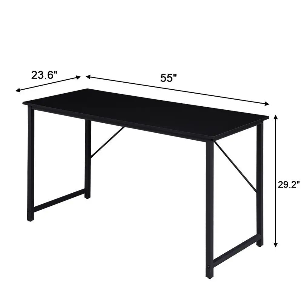 YES4HOMES Computer Desk Sturdy Home Office Gaming Desk for Laptop Modern Simple Style Writing Table Multipurpose