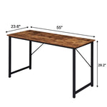 YES4HOMES Computer Desk Sturdy Home Office Gaming Desk for Laptop Modern Simple Style Writing Table Multipurpose
