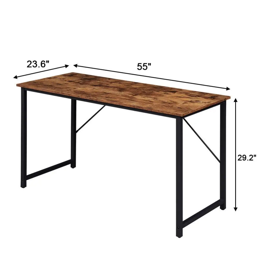 YES4HOMES Computer Desk Sturdy Home Office Gaming Desk for Laptop Modern Simple Style Writing Table Multipurpose