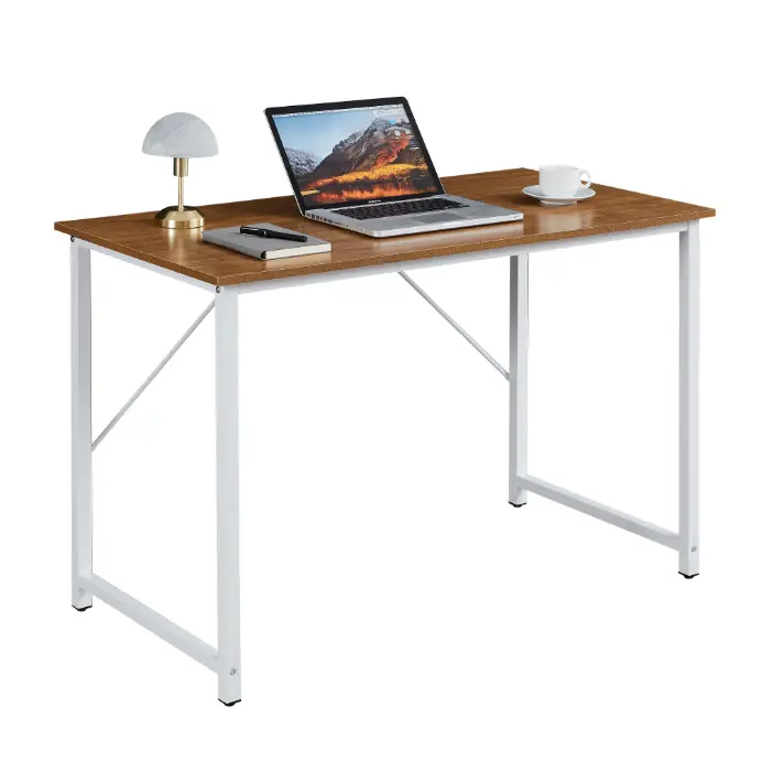 YES4HOMES Computer Desk Sturdy Home Office Gaming Desk for Laptop Modern Simple Style Table Multipurpose Workstation